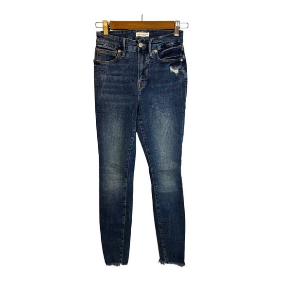 Good American Denim - Good American Jeans Women's Size 0/25 Skinny Raw Hem